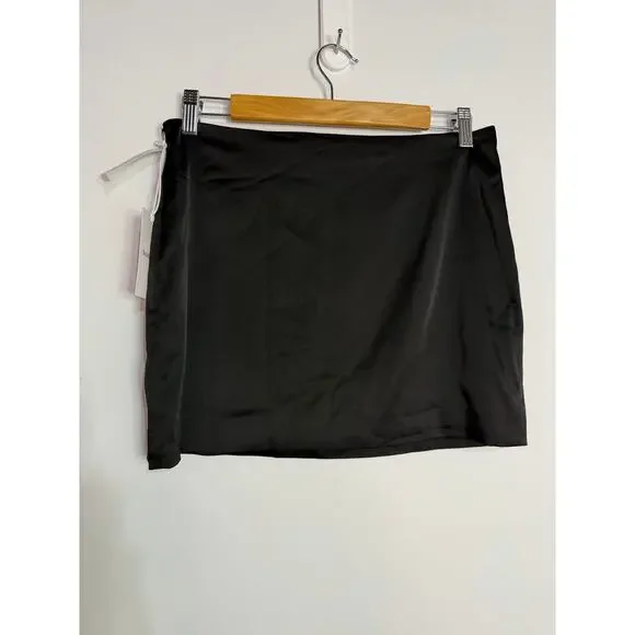 Sunday Best black mini skirt size 8 waist is 15 inches laying flat NWT MSRP $48 - Picture 2 of 7